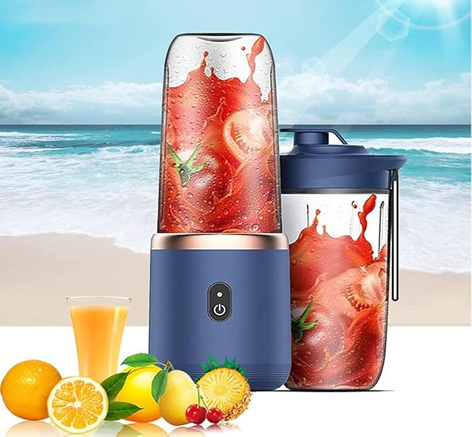 Portable Rechargeable Mini Blender – USB Charging Automatic Smoothie Mixer for On-The-Go
