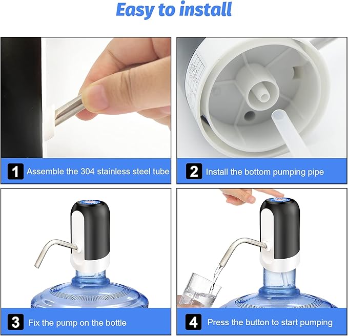 Portable Water Dispenser – USB Rechargeable – Image 3