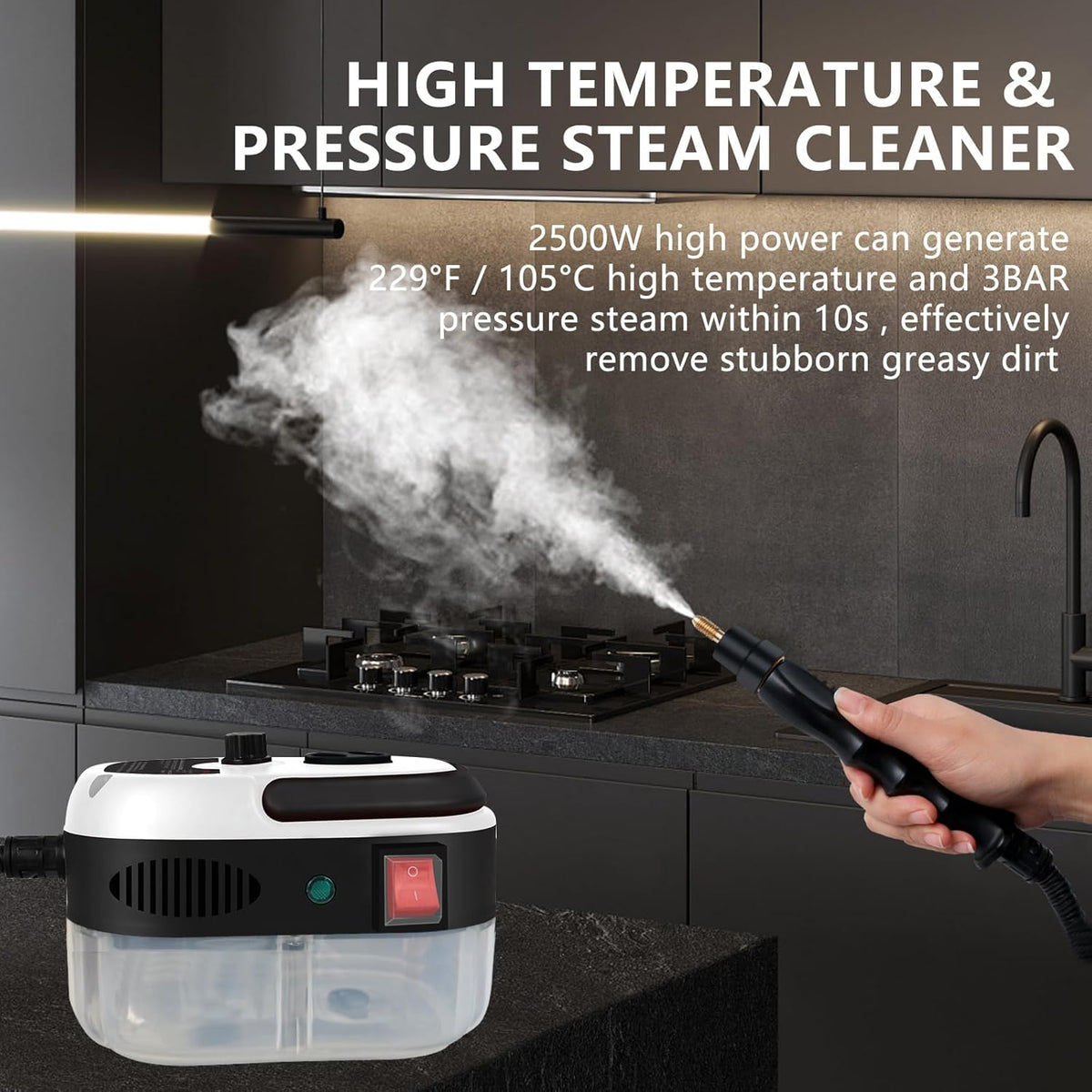 Steam Cleaner – Handheld High-Pressure Portable Cleaner – Image 2