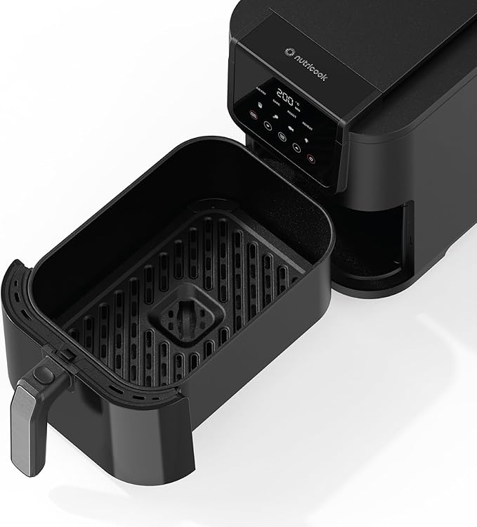 Nutricook Slim Air Fryer – 5 Presets + Clear Window – Image 2