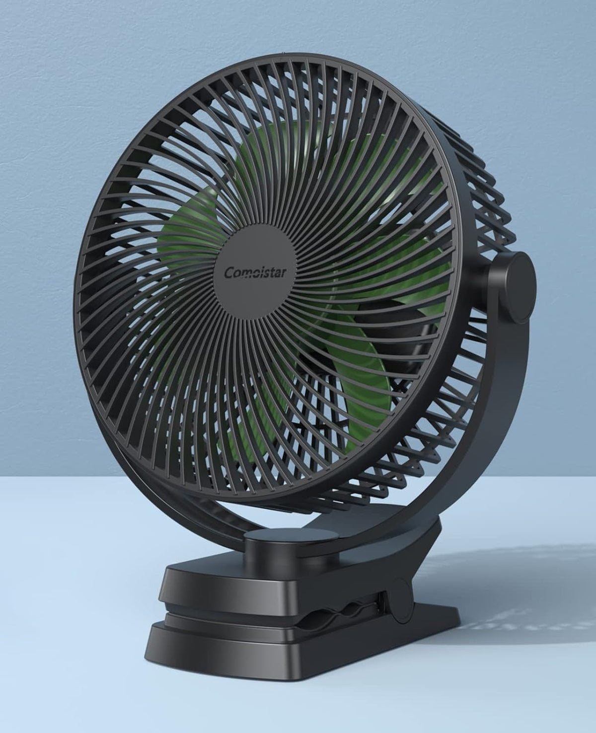 Portable 8.5" Clip Fan – 10, 000mAh, USB Rechargeable