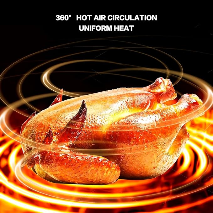 Premium Digital Air Fryer – 6L, 8-in-1, Touch Display – Image 2