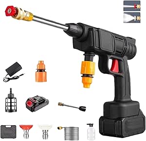 Portable Car Wash Machine – 68V, Foam & Hose Included