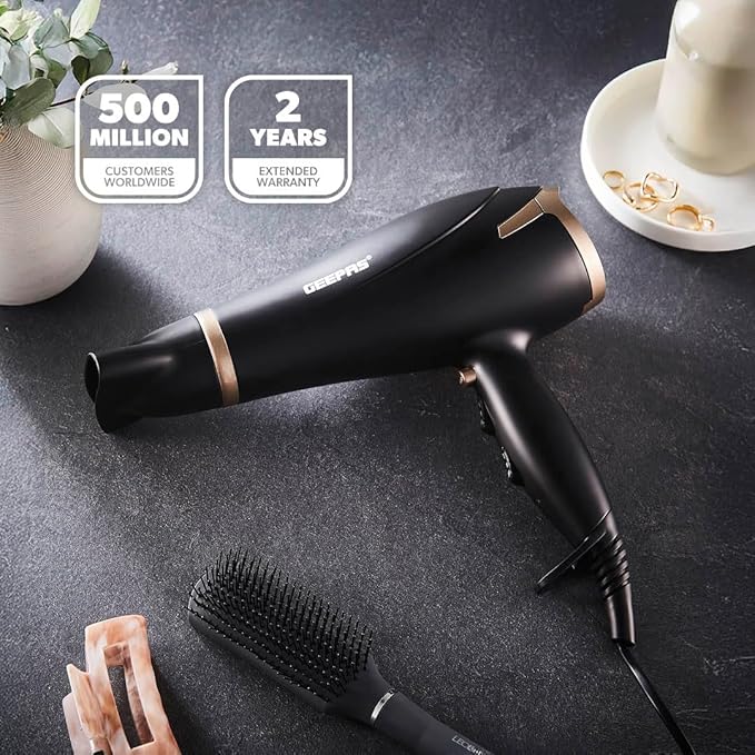 2x Hair Dryers – 2 Speeds, 3 Heat Settings, 2200W – Image 6