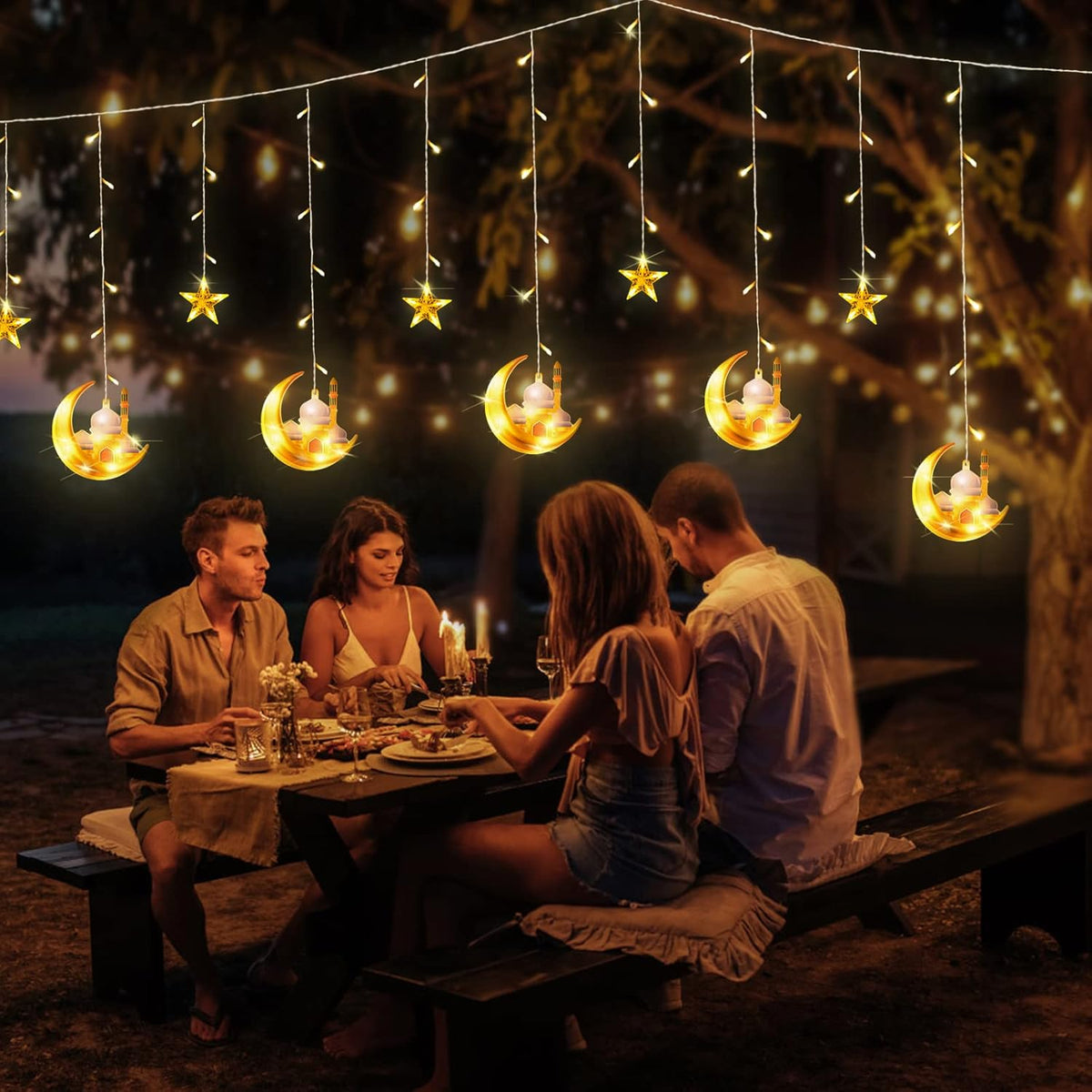 LED Ramadan Curtain Decoration Lights – Image 3