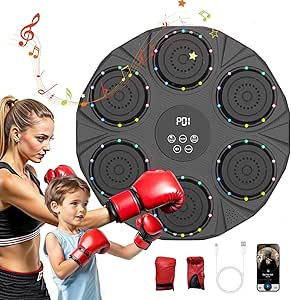 Electronic Music Boxing Wall Target – Smart Bluetooth Pads + Free Gloves – Image 9