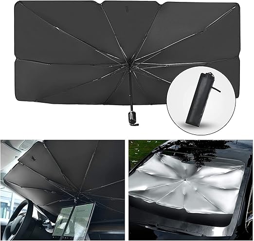 Set of 2 Windshield Umbrella Sunshades – UV Protection for Cars & SUVs – Image 6