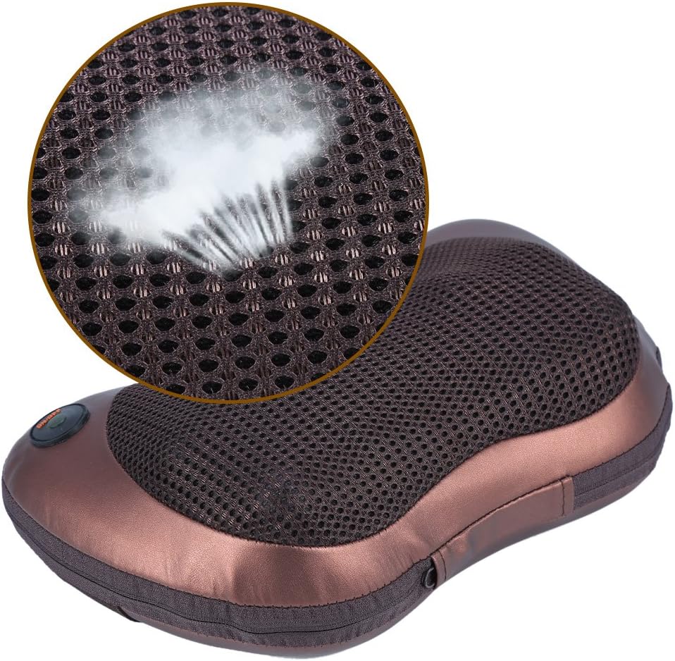 Shiatsu Neck & Shoulder Massager – Deep Kneading Massage Pillow with Heat – Image 7