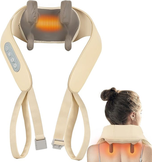 Shiatsu Neck & Back Massager – Heated Comfort