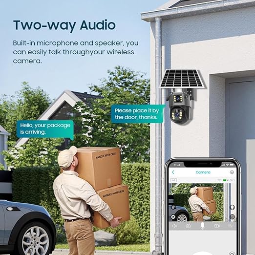 8 K Premium Solar Camera – IP66, Dual Screen, 8MP – Image 7