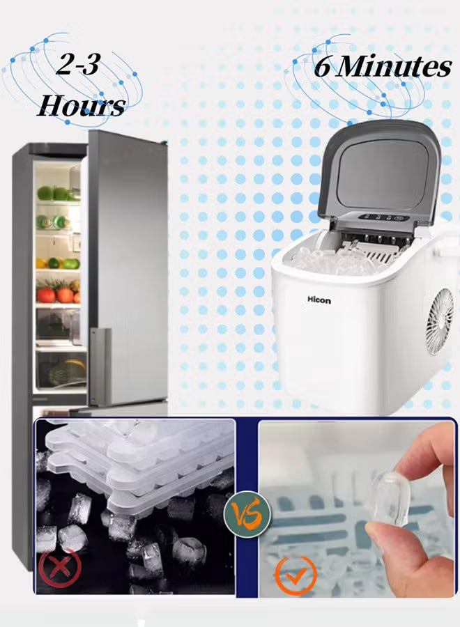 Automatic Ice Maker 15 kg/24 h – Round Bullet Ice – Image 4