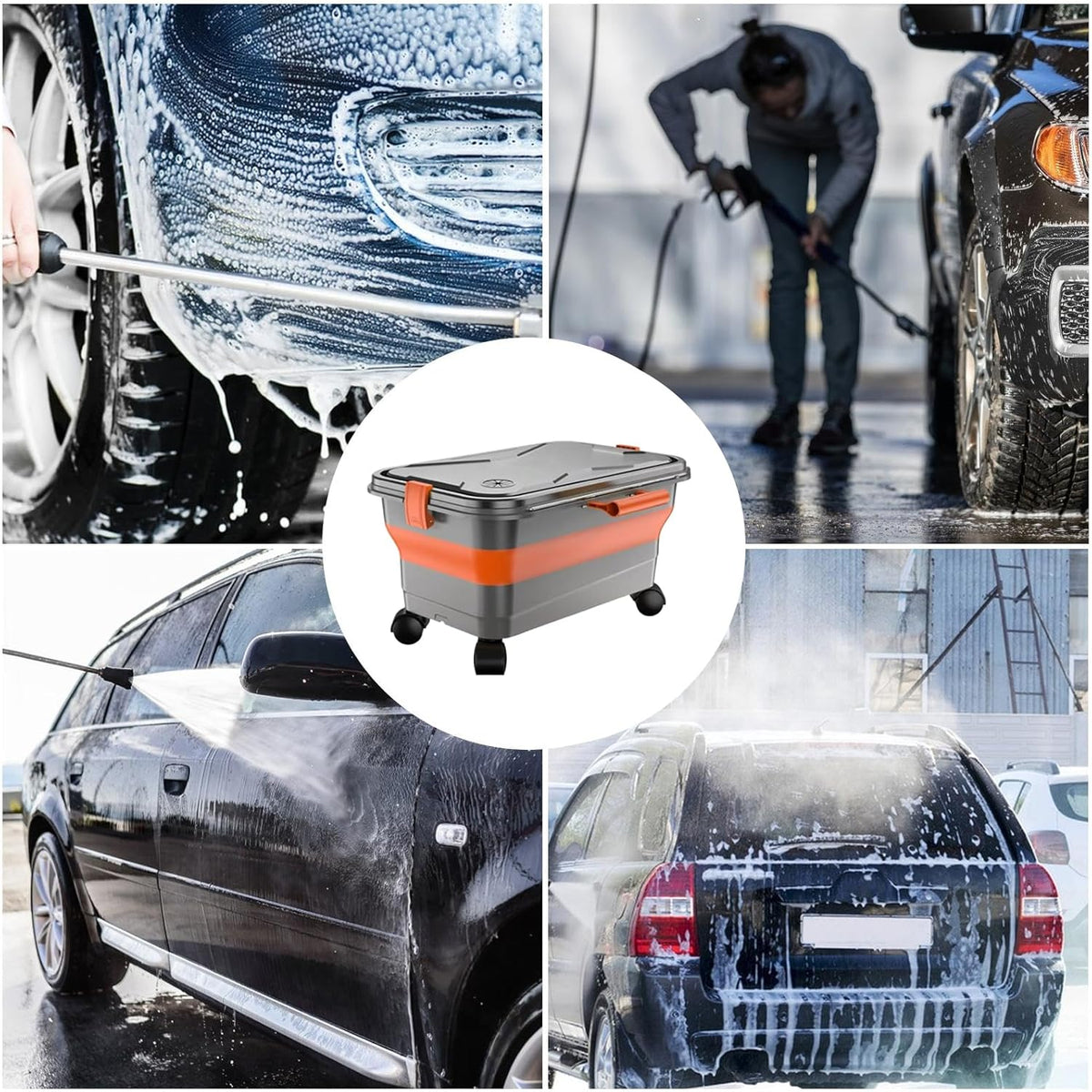 Mobile Water Tank 22L for Car Wash & Detailing – Compact & Durable Design – Image 6