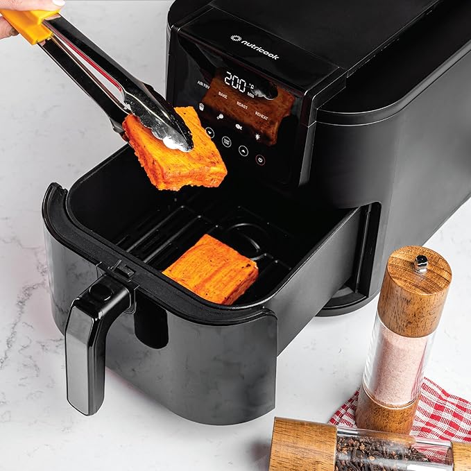 Nutricook Slim Air Fryer – 5 Presets + Clear Window – Image 3