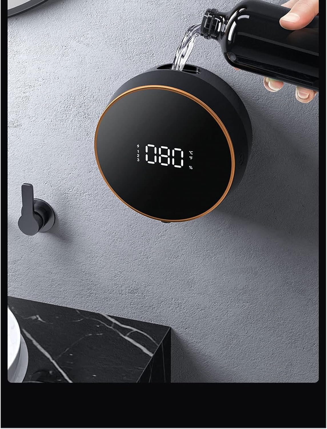 Automatic Touch-Free Soap Dispenser – Digital Temperature Display – Image 5