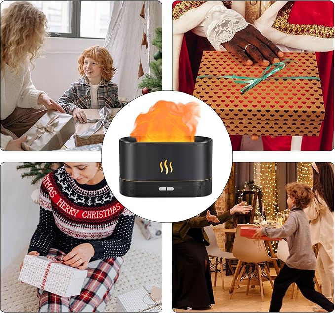 🔥 Flame Effect Aroma Diffuser – Relaxation Lamp; Style in One – Image 2