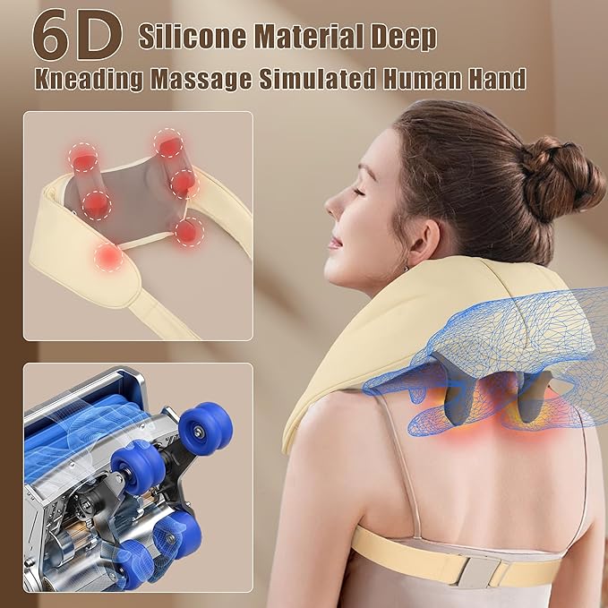 Shiatsu Neck & Back Massager – Heated Comfort – Image 2