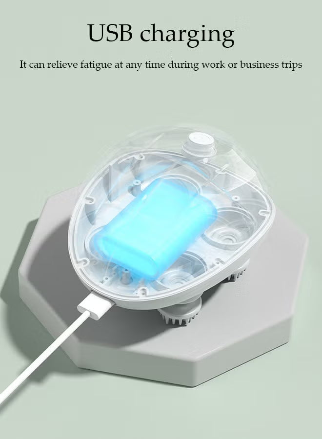 Electric Scalp Massager With 96 Kneading Nodes – Rechargeable – Image 8