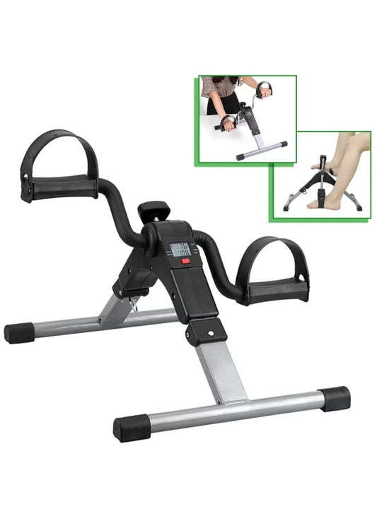 Mini Pedal Exerciser Portable – Adjustable Resistance & Digital Display