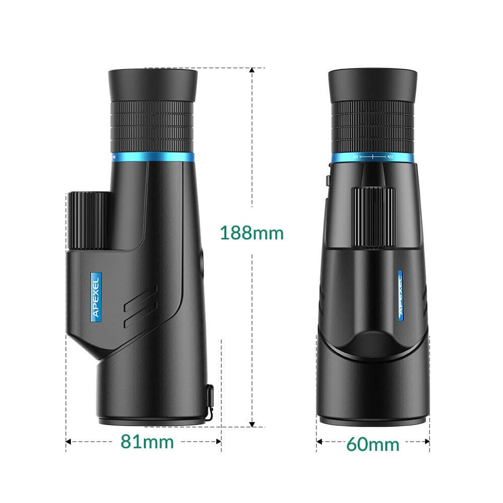 APEXEL 10X-20X50 Zoom Monocular Telescope For Mobile – Image 5