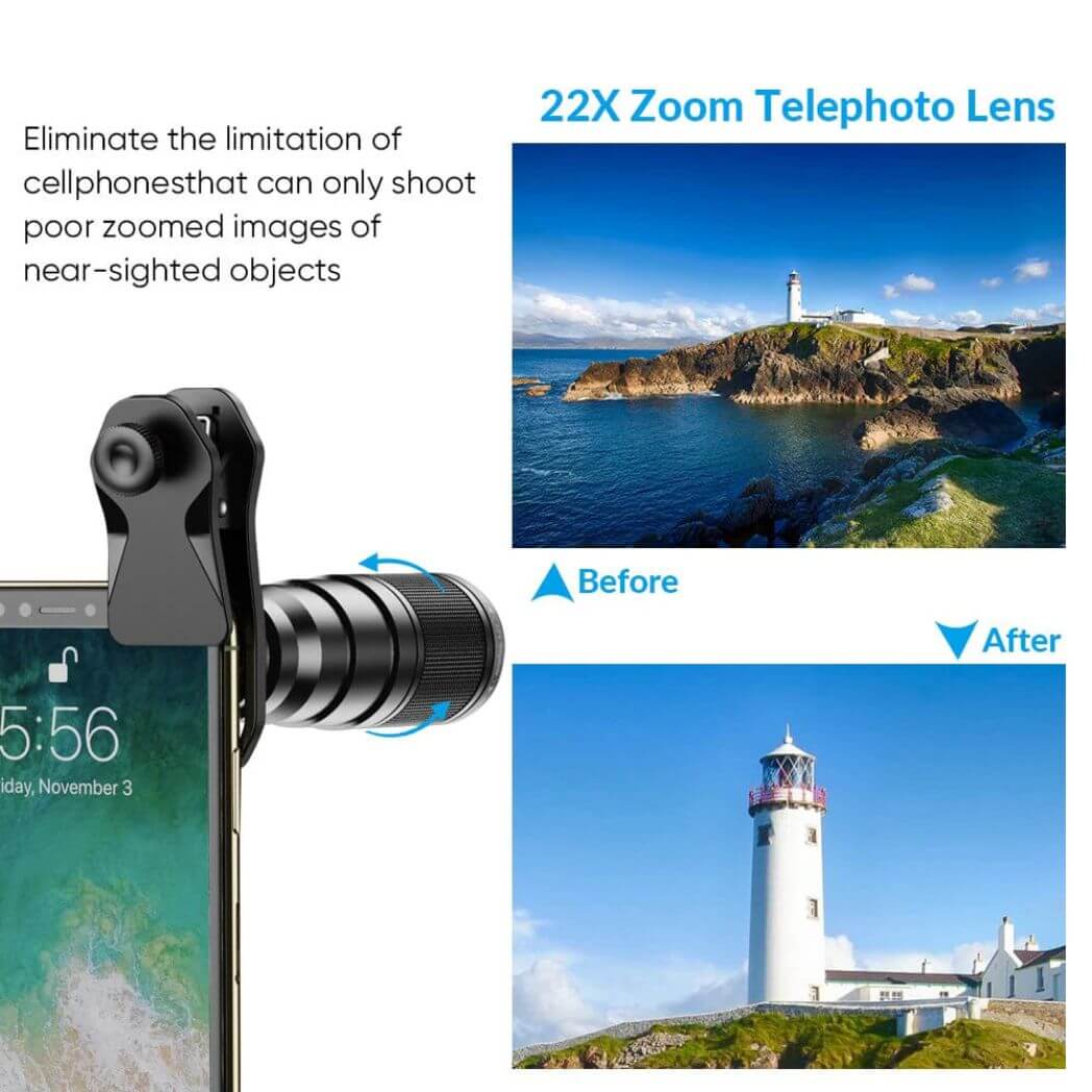 APEXEL 22X Telephoto Smartphone Lens Kit – Image 7