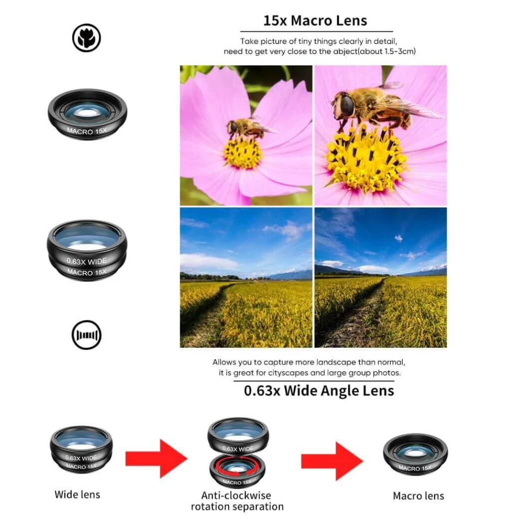 APEXEL 22X Telephoto Smartphone Lens Kit – Image 4
