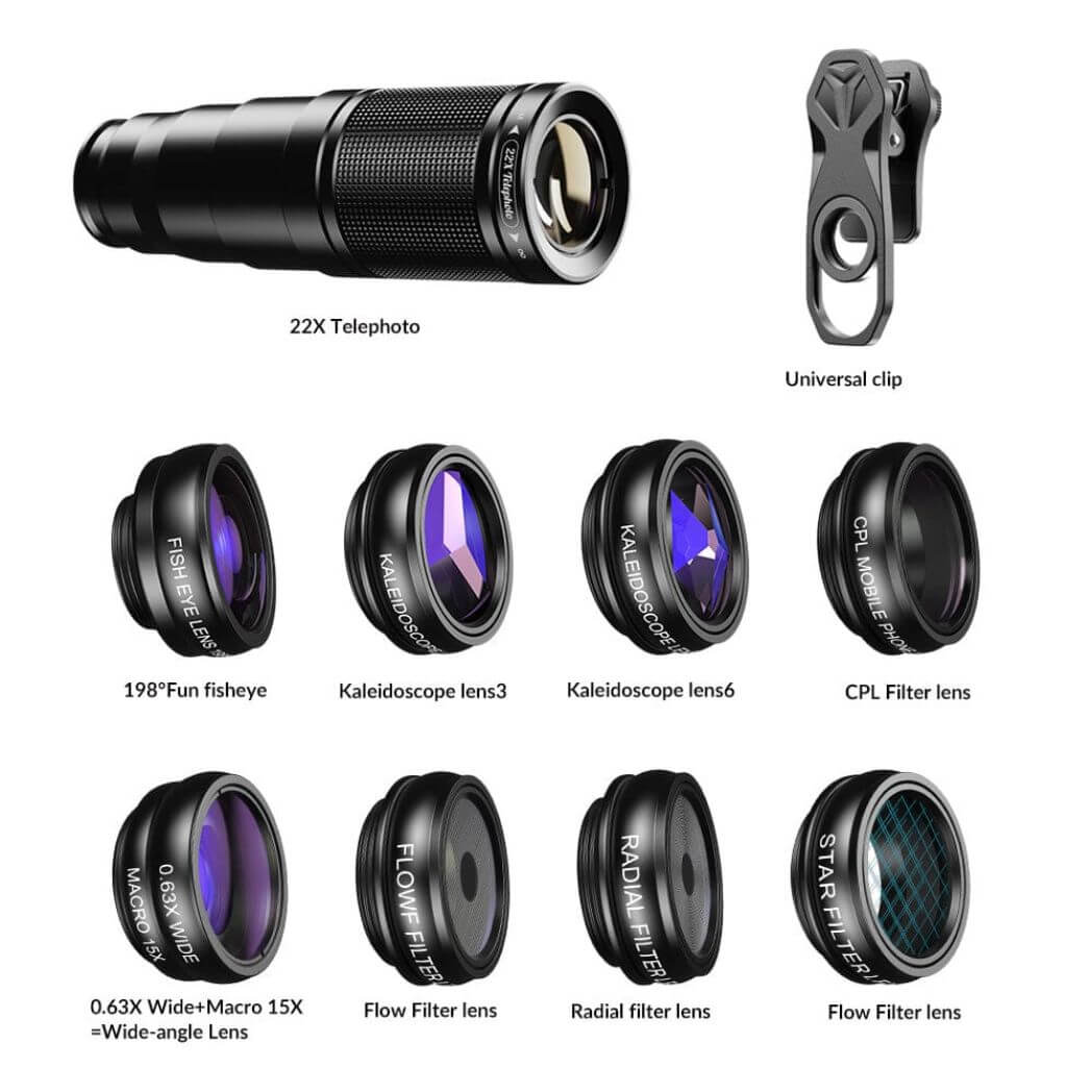 APEXEL 22X Telephoto Smartphone Lens Kit – Image 2