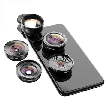 APEXEL APL-HB5 4K HD Professional 5-in-1 Lens Kit