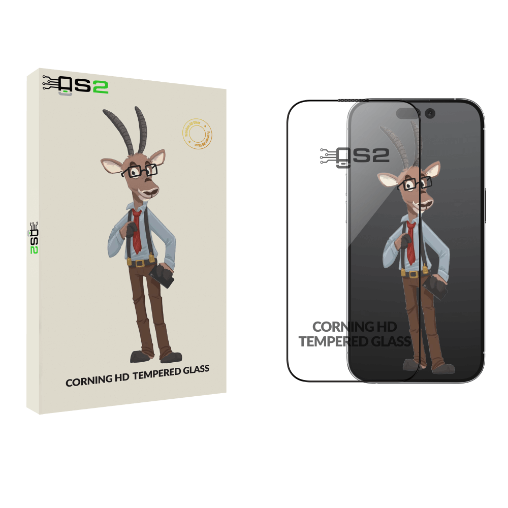 AS2 Corning HD Tempered Glass Protector for iPhone 14/13/13 Pro 6.1′′