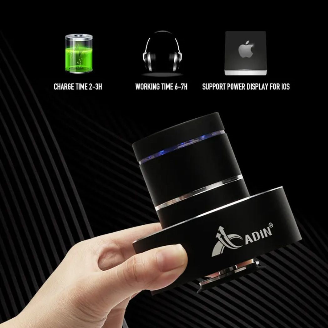 Adin 26W Vibrating Speaker Wireless Subwoofer Bluetooth Stereo Bass – Image 6