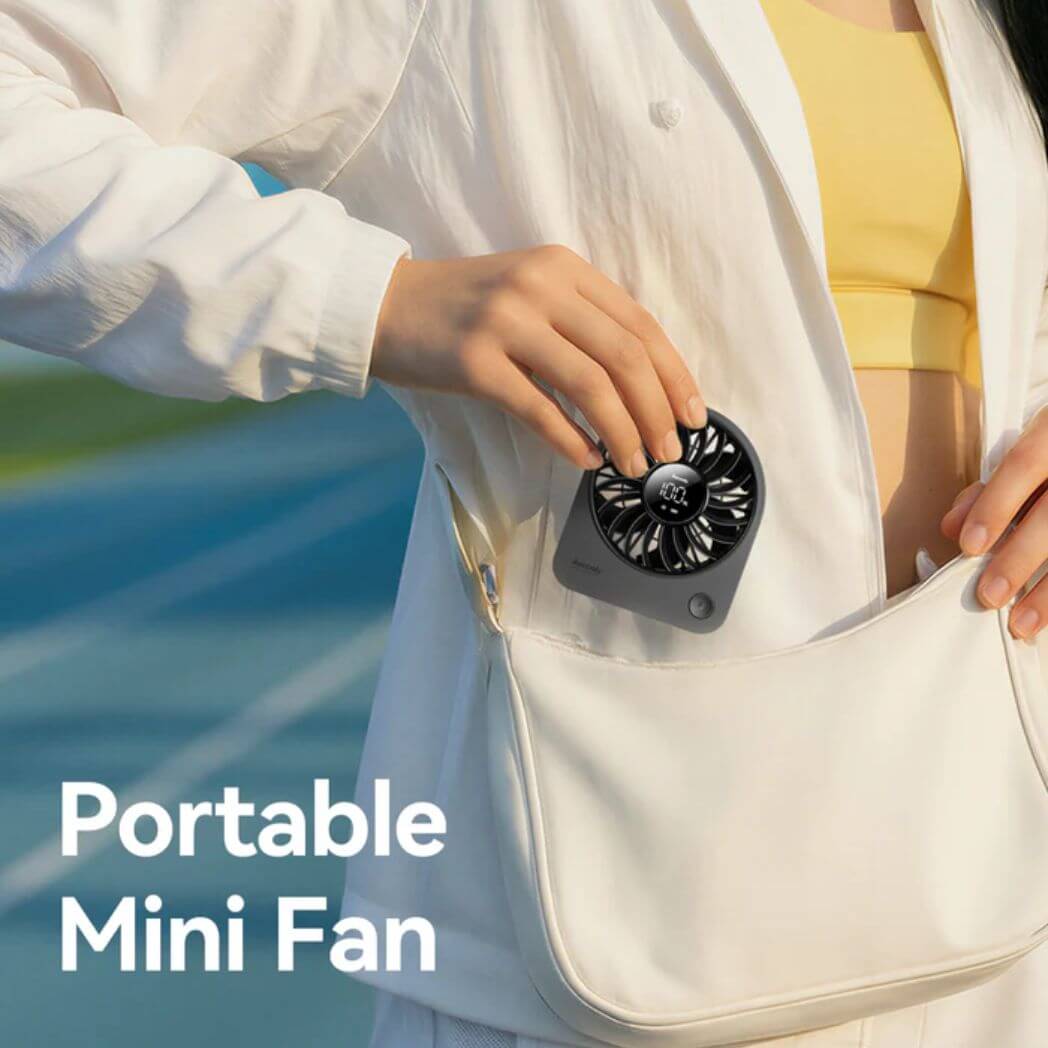 Aecooly Portable Table Fan CHIC 02 – Compact Rechargeable USB Desk Fan – Image 2