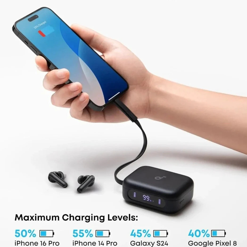 Anker Soundcore P41i Wireless Noise Cancelling Earbuds 11mm Drivers Long Battery Black – Image 4