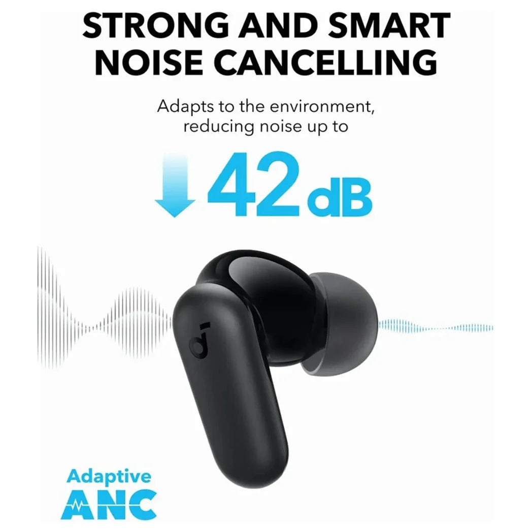 Anker Soundcore R50i NC True Wireless Noise Cancelling Earbuds Bluetooth 5.4 Black – Image 3