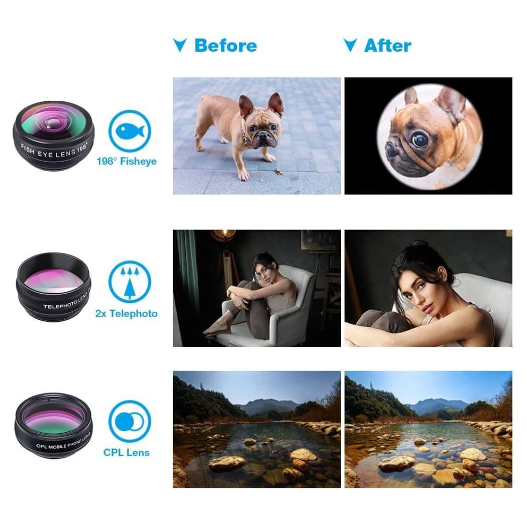 Apexel APL-DG10 10 in 1 Cellphone Lens Kit – Image 3