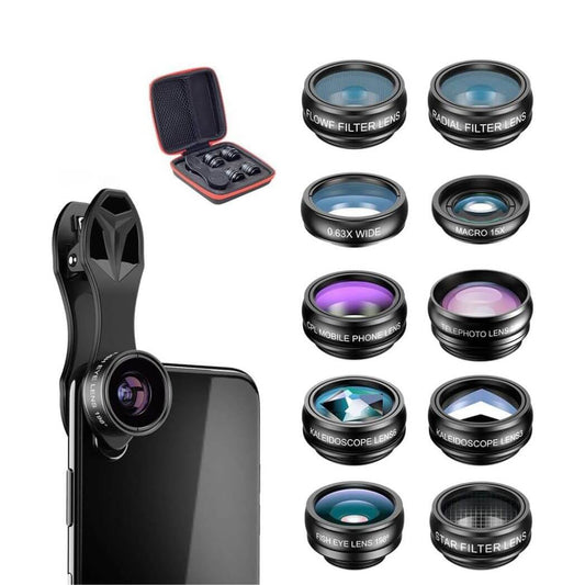 Apexel APL-DG10 10 in 1 Cellphone Lens Kit