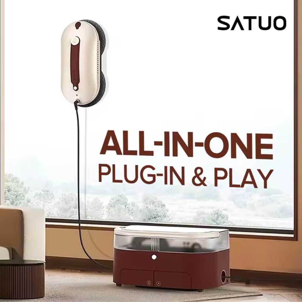 Satuo Pro Window Cleaner Robot – Automatic Glass Cleaning Machine Low Noise – Image 4