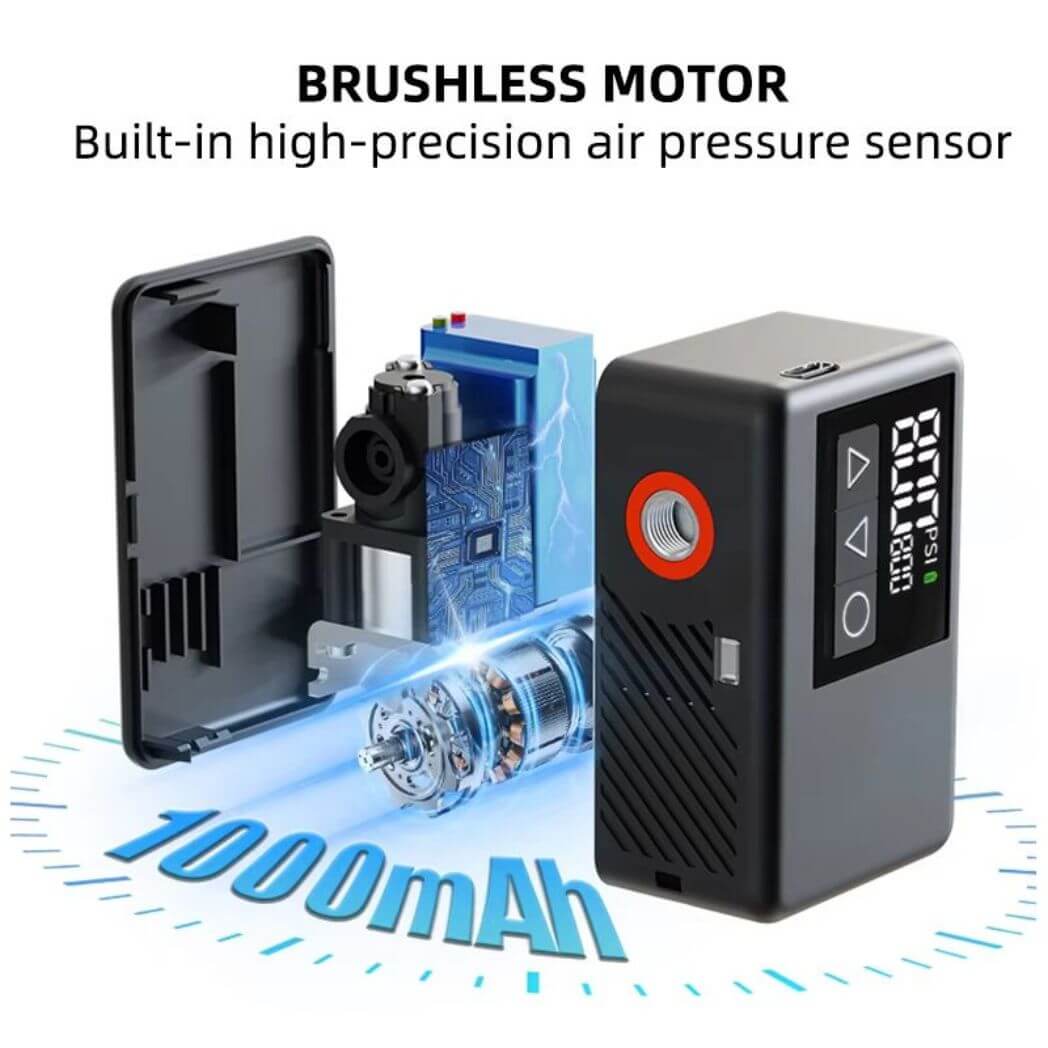 BL01 Mini Bike Tire Air Pump 120PSI – Image 6