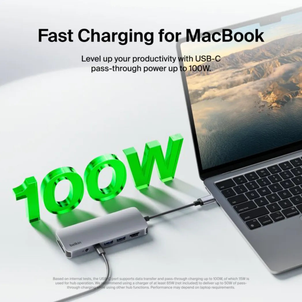 Belkin 7 In 1 USB C Hub with 4K HDMI SD & Micro SD Connectivity – Image 4