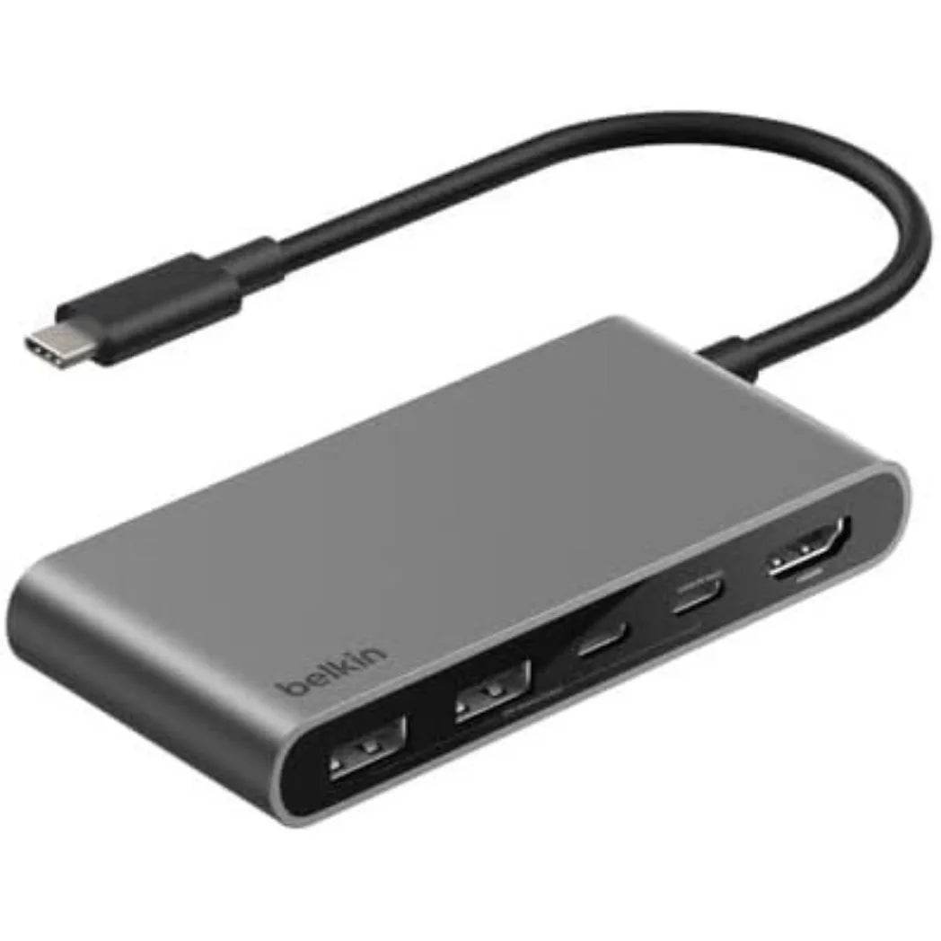 Belkin USB C 5 Port Hub with 4K 60Hz HDMI & 100W Power Delivery Black – Image 5