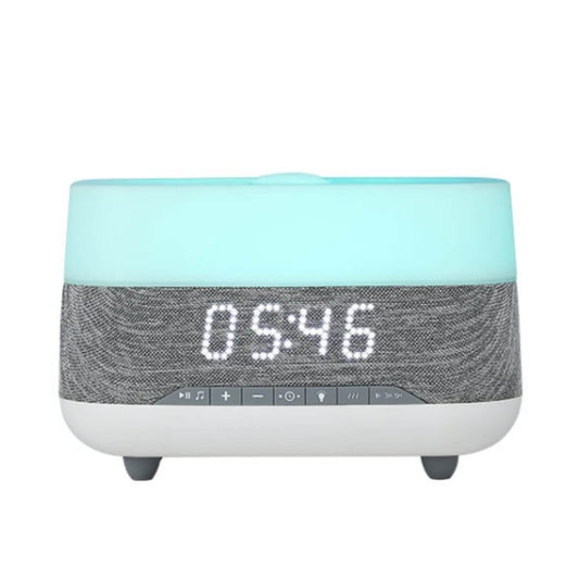 Bluetooth Clock Aromatherapy Humidifier Speaker – 7 Color Ambient Light