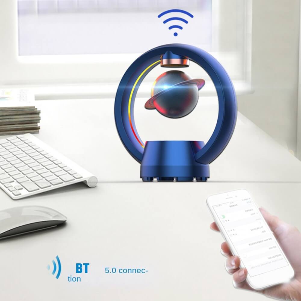 C1Plus Magnetic Levitating Bluetooth Speaker – Cool Lighting Effects – Image 5