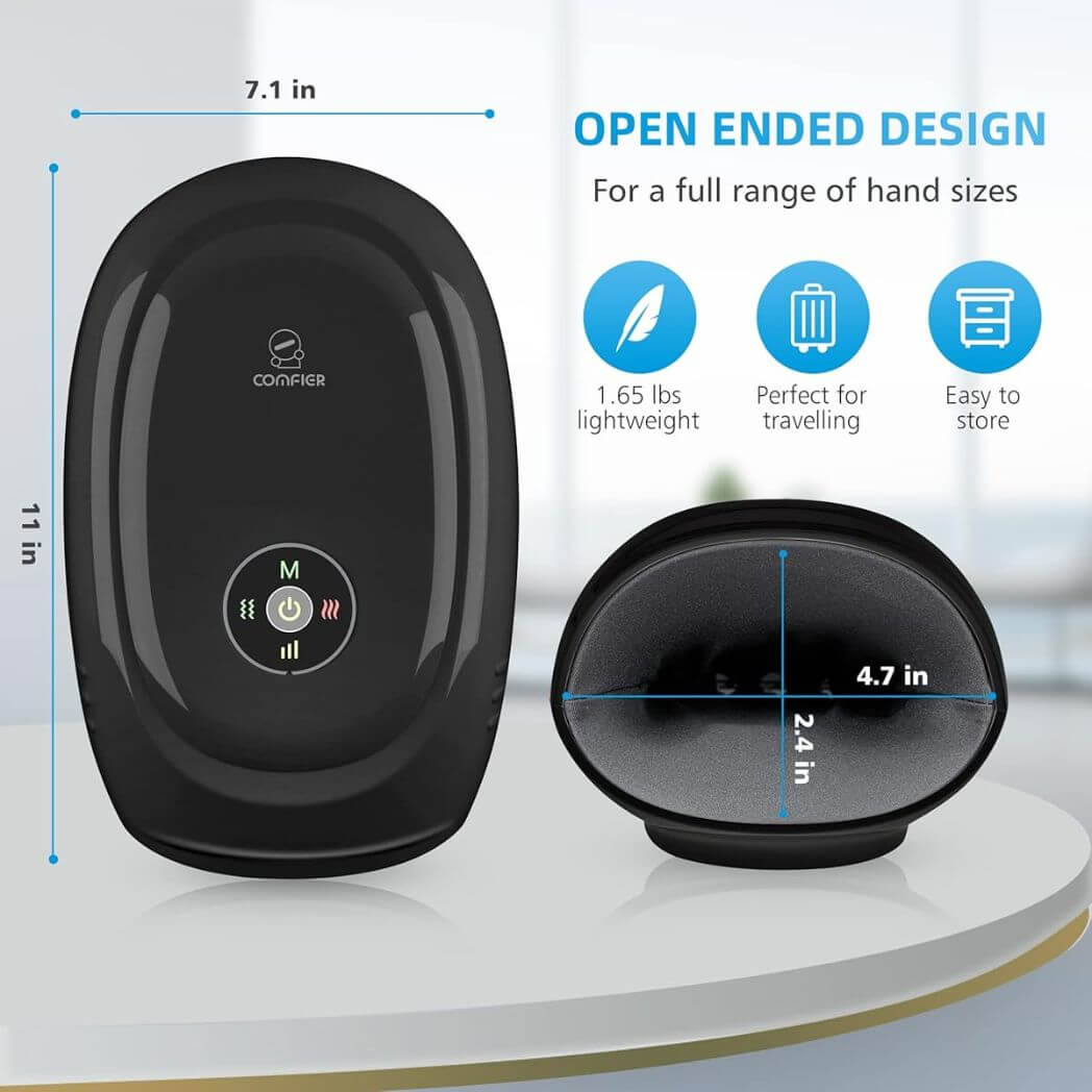 COMFIER Hand Massager with Heat & Compression Intelligent – Image 6