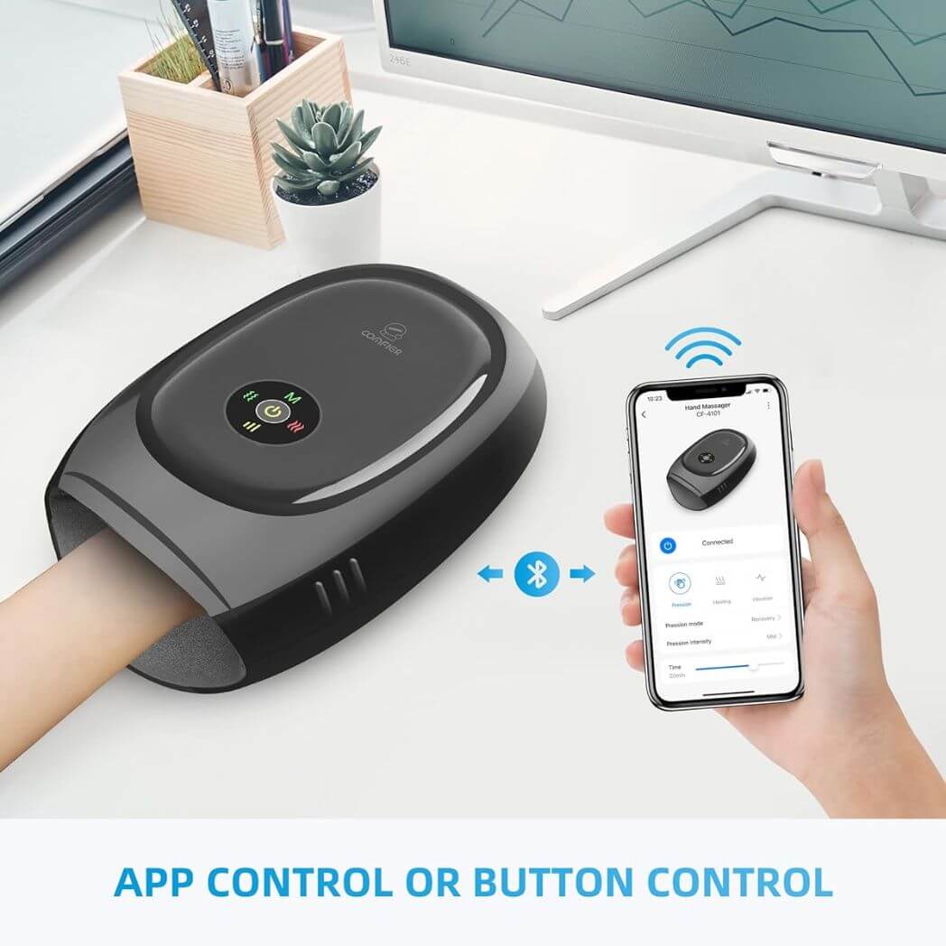COMFIER Hand Massager with Heat & Compression Intelligent – Image 2