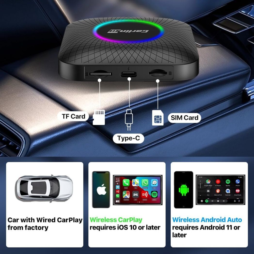 Carlinkit Android 13 Ai Box 4G LED Version 8+128GB – Image 6