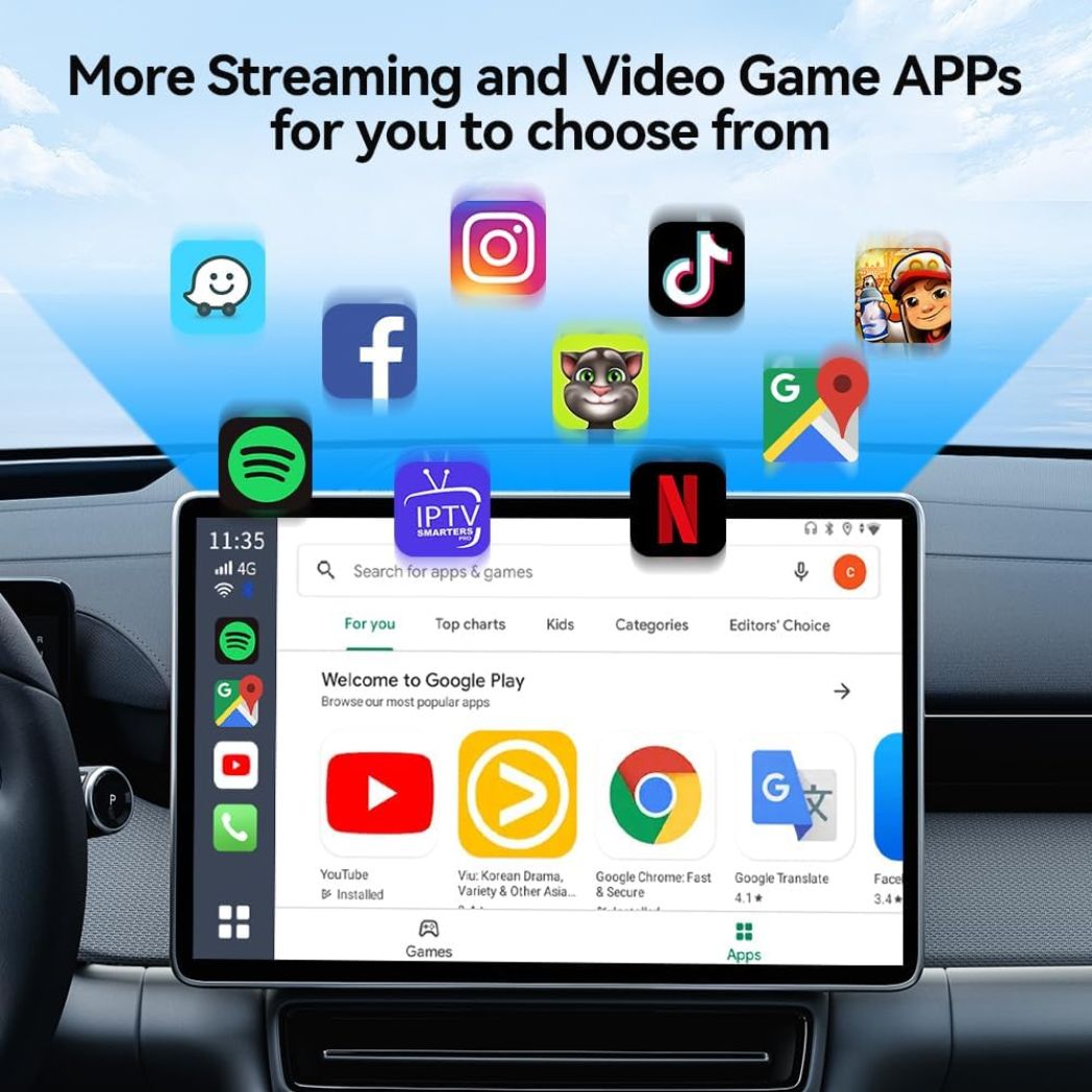 Carlinkit Android 13 Ai Box 4G LED Version 8+128GB – Image 4