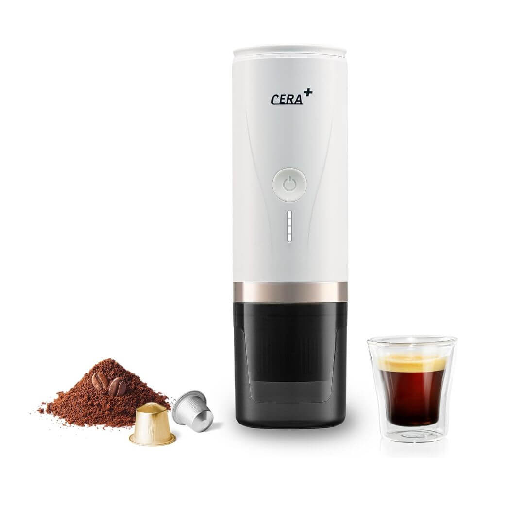 Cera+ Portable Mini Espresso Machine – Rechargeable Car Coffee Maker – Image 10