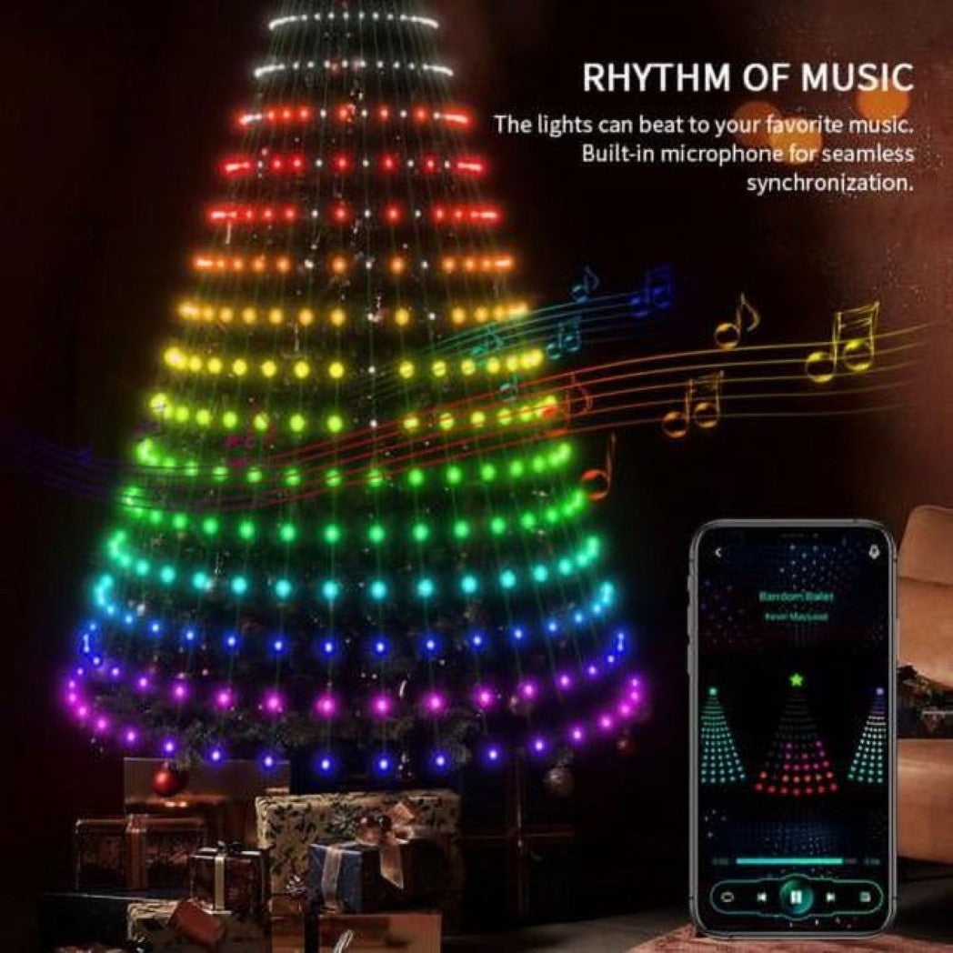 Christmas Tree Lights For Decoration with Remote Control 1.8M – Image 8