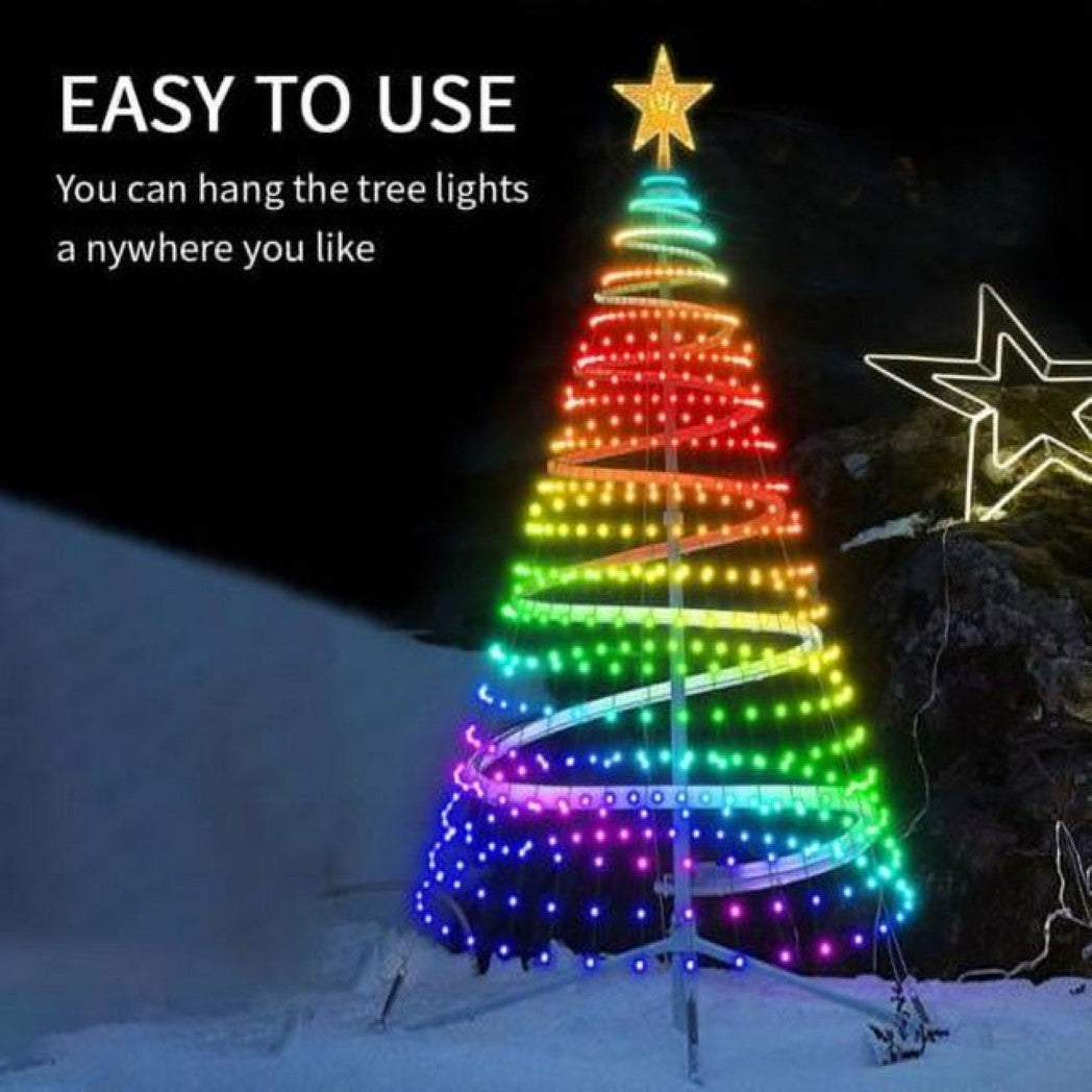Christmas Tree Lights For Decoration with Remote Control 1.8M – Image 6