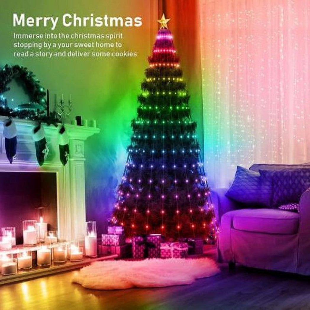 Christmas Tree Lights For Decoration with Remote Control 1.8M – Image 4