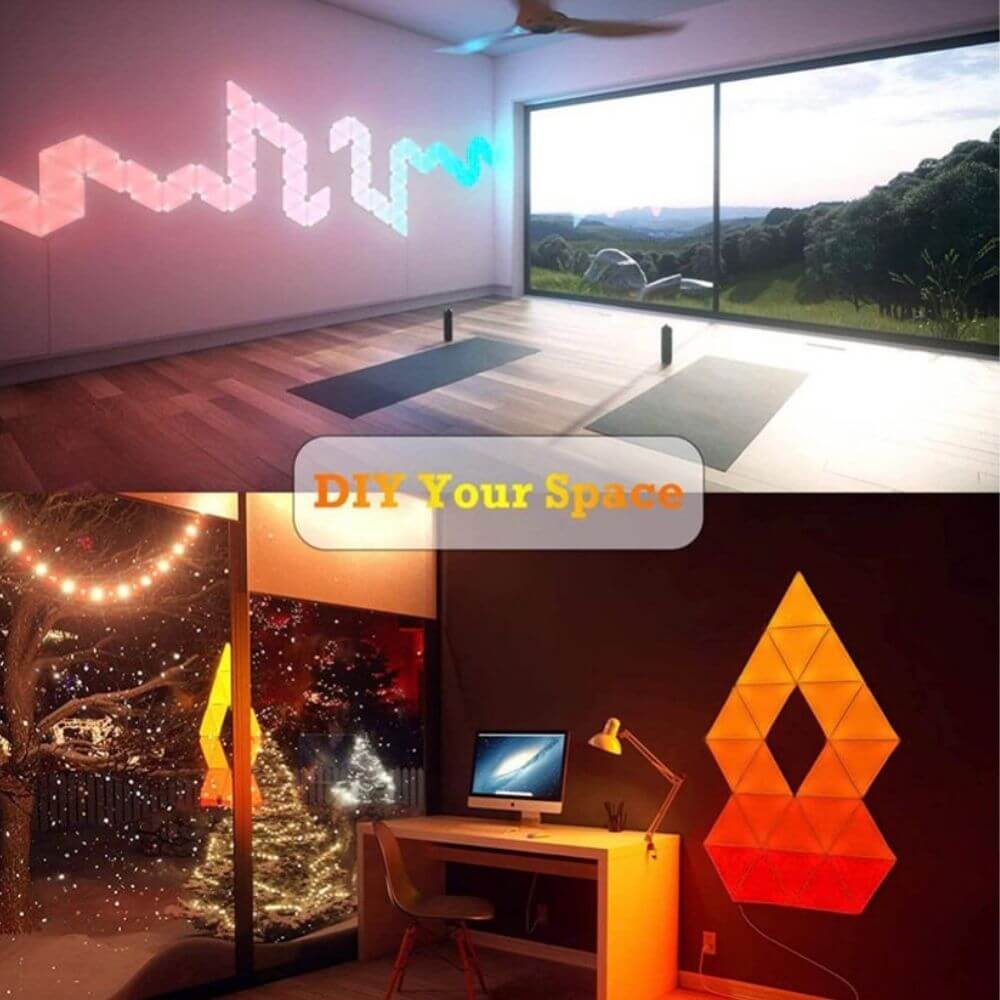 Cololight Triangle Kit 6 Pcs – Ambient Lighting Panels with Music Response – Image 5