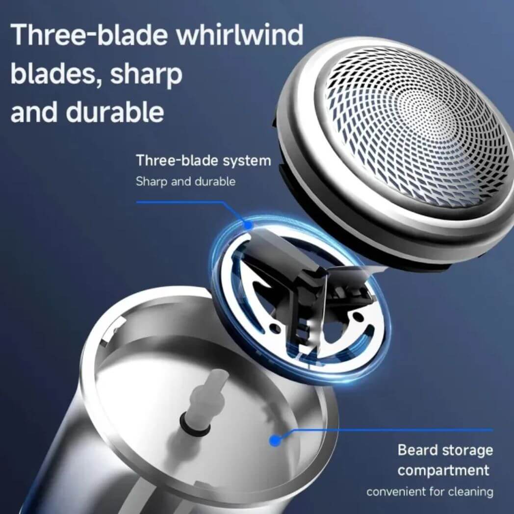 Doco Lab DOCO Mini Electric Shaver RA001 – Portable Travel Razor (Wet & Dry – Image 2